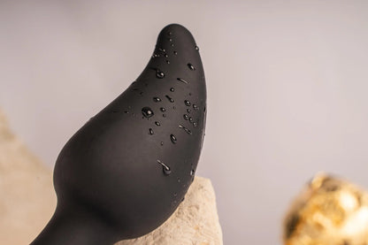 Rocks-Off Butt Quiver Vibrating Silicone Butt Plug Black