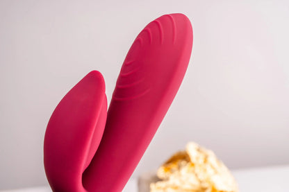 Rocks-Off Every Girl Silicone Rabbit Vibrator Burgundy