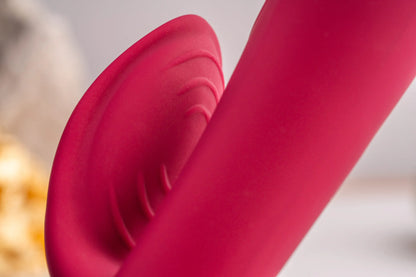 Rocks-Off Every Girl Silicone Rabbit Vibrator Burgundy