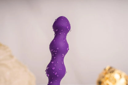 Rocks-Off Petite Sensations Pearls Vibrating Beaded Butt Plug Purple