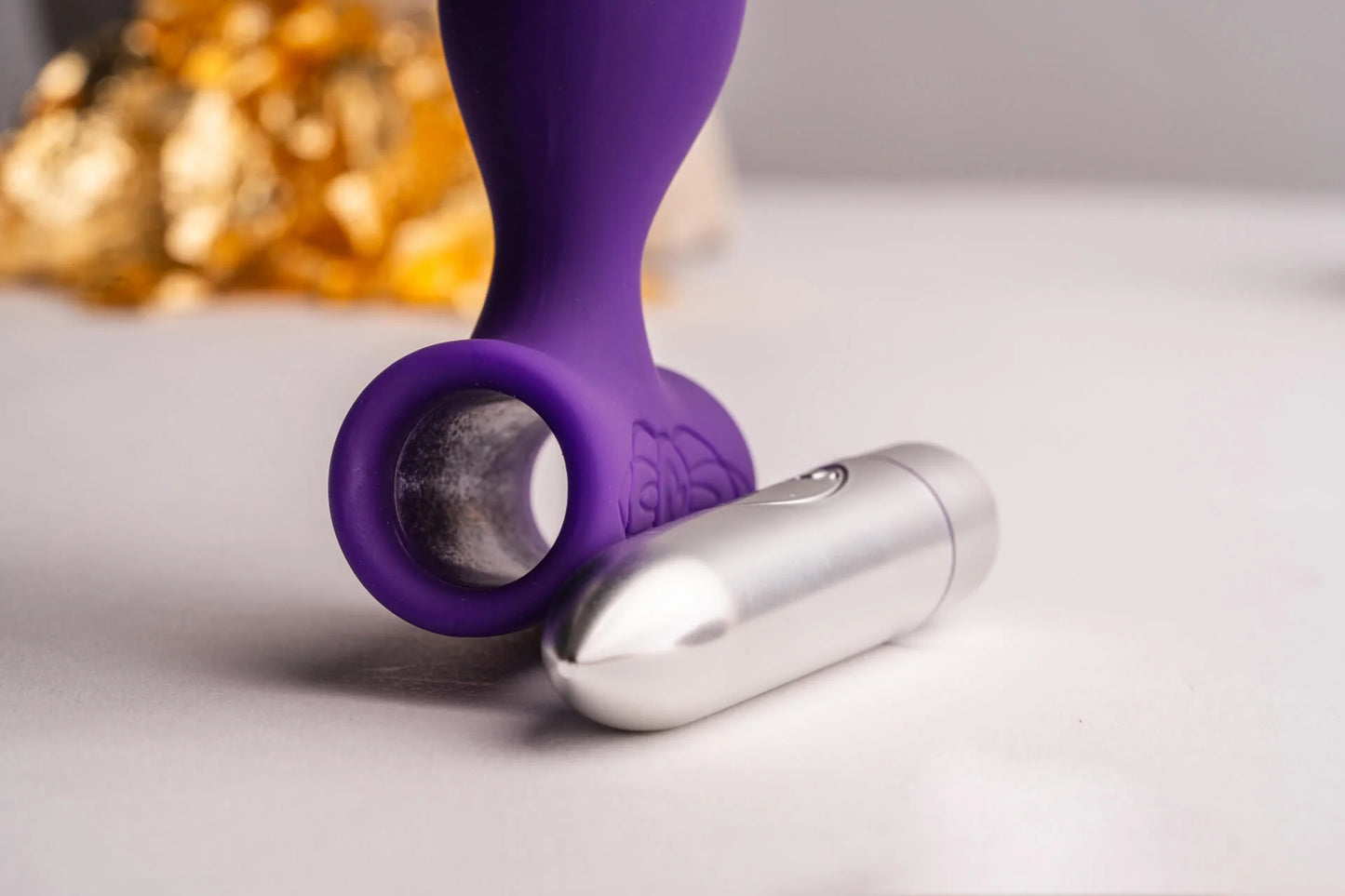 Rocks-Off Petite Sensations Vibrating Silicone Butt Plug Purple