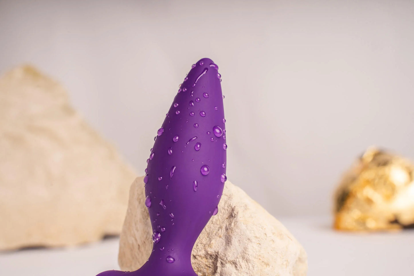 Rocks-Off Petite Sensations Vibrating Silicone Butt Plug Purple