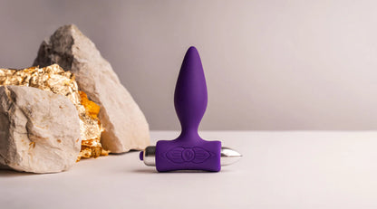 Rocks-Off Petite Sensations Vibrating Silicone Butt Plug Purple