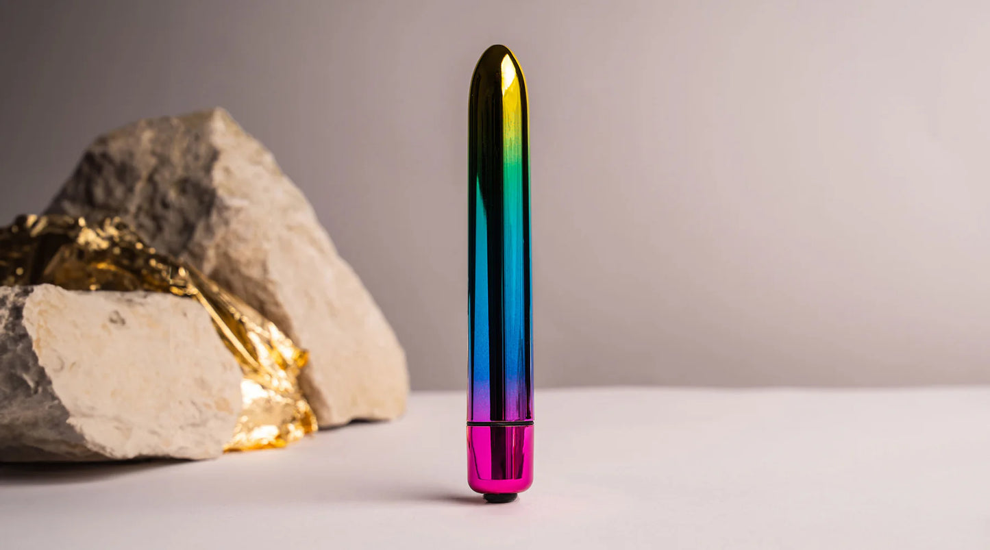 Rocks-Off Prism Insertable Rainbow Bullet Vibrator