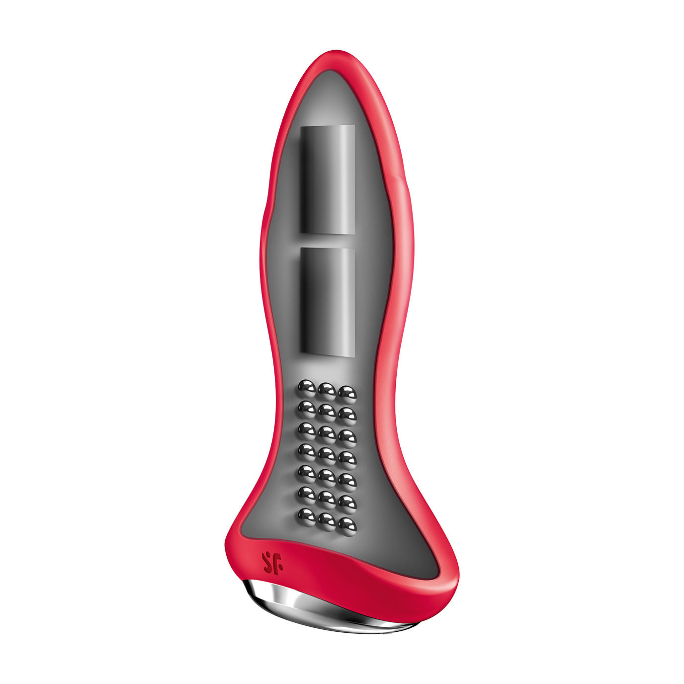 Satisfyer Rotator Plug 1+ App Enabled Silicone Anal Plug Red