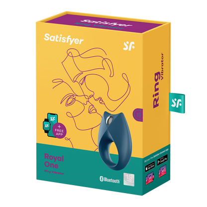 Satisfyer Royal One Silicone Vibrating App Enabled Cock Ring