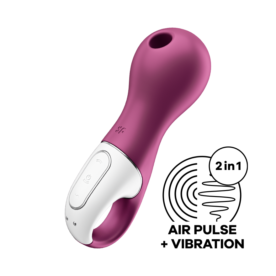 Satisfyer Lucky Libra Vibrating Air Pulse Clitoral Stimulator Purple