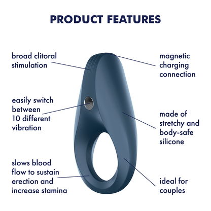 Satisfyer Rocket Ring Silicone Vibrating Cock Ring