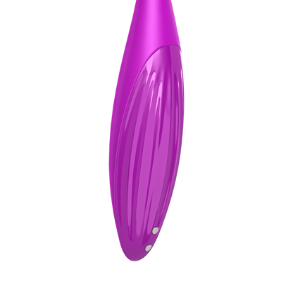 Satisfyer Twirling Joy Silicone App Enabled Clitoral Vibrator Fuchsia