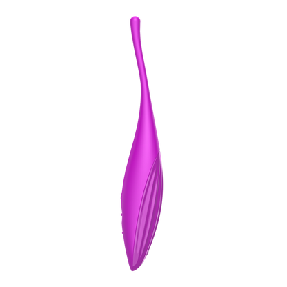 Satisfyer Twirling Joy Silicone App Enabled Clitoral Vibrator Fuchsia