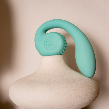 Snail Vibe Gizi Silicone Dual Stimulation Vibrator Tiffany