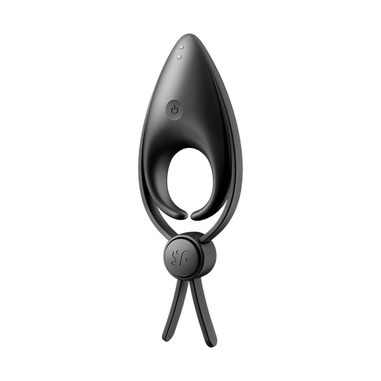 Satisfyer Sniper Silicone Vibrating Cock Ring Black