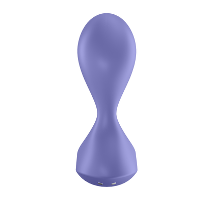 Satisfyer Sweet Seal App Enabled Silicone Anal Vibrator Violet