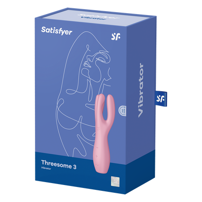 Satisfyer Threesome 3 Clitoral Vibrator Pink