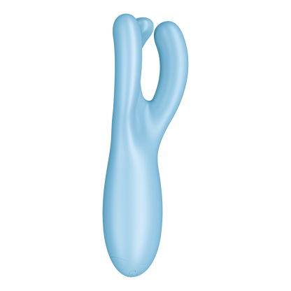 Satisfyer Threesome 4 App Enabled Clitoral Vibrator Blue