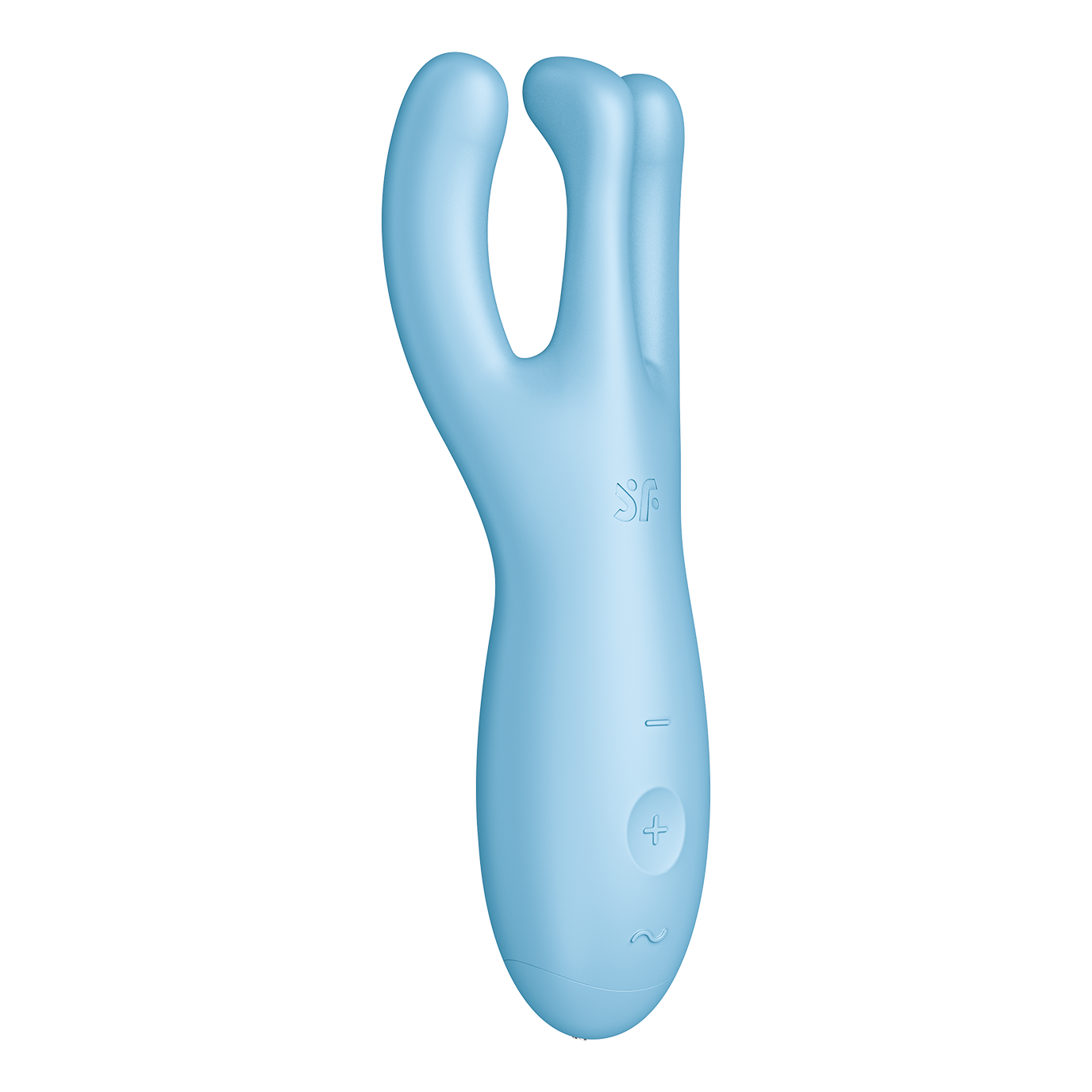 Satisfyer Threesome 4 App Enabled Clitoral Vibrator Blue