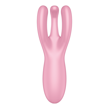 Satisfyer Threesome 4 App Enabled Clitoral Vibrator Pink