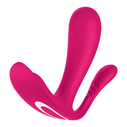 Satisfyer Top Secret+ App Enabled Triple Stimulation Vibrator Pink