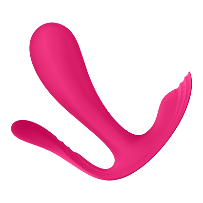 Satisfyer Top Secret+ App Enabled Triple Stimulation Vibrator Pink