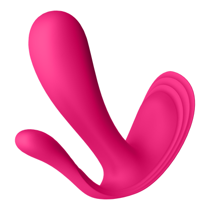 Satisfyer Top Secret+ App Enabled Triple Stimulation Vibrator Pink