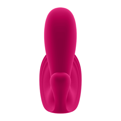 Satisfyer Top Secret+ App Enabled Triple Stimulation Vibrator Pink