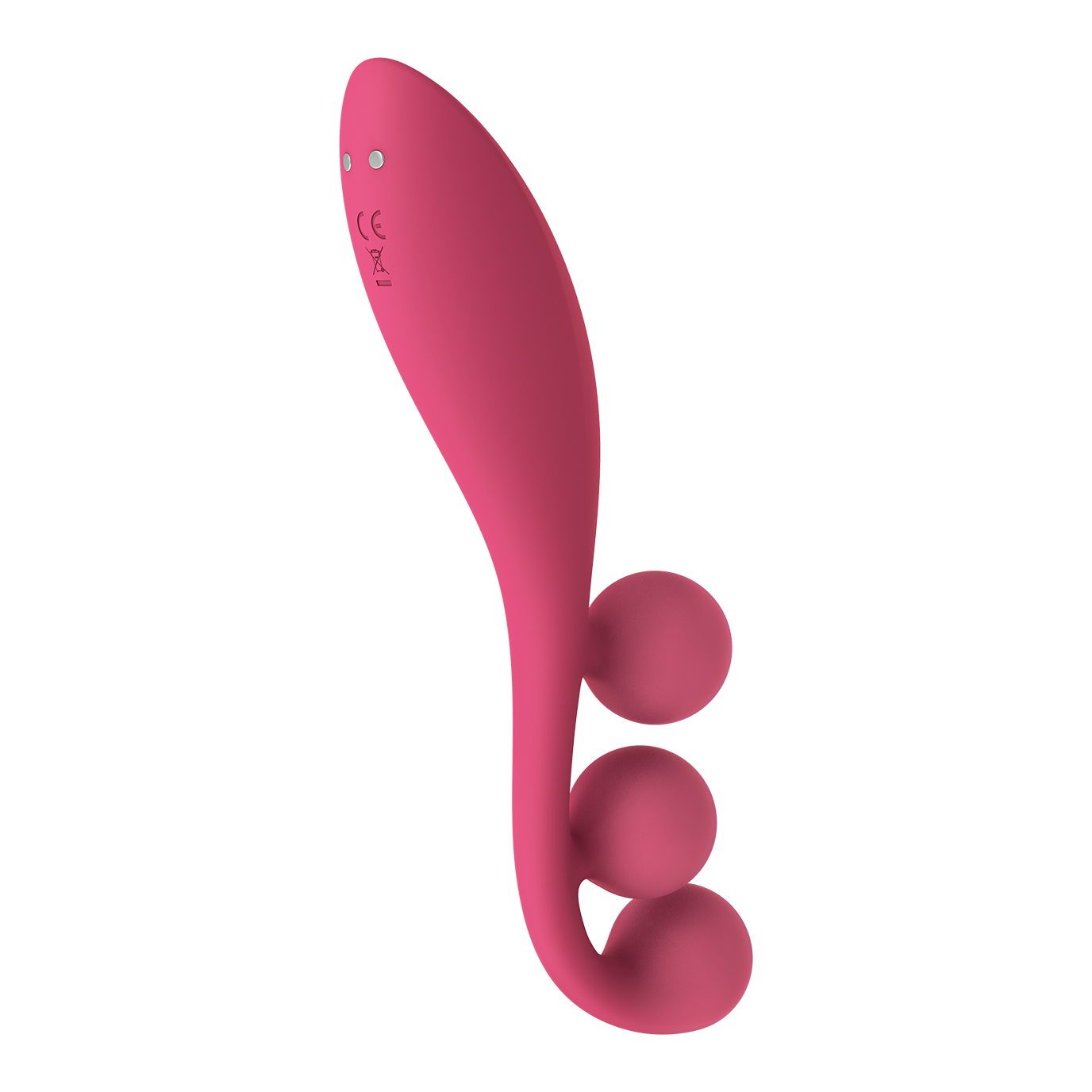 Satisfyer Tri Ball 1 Silicone Multi Vibrator Red