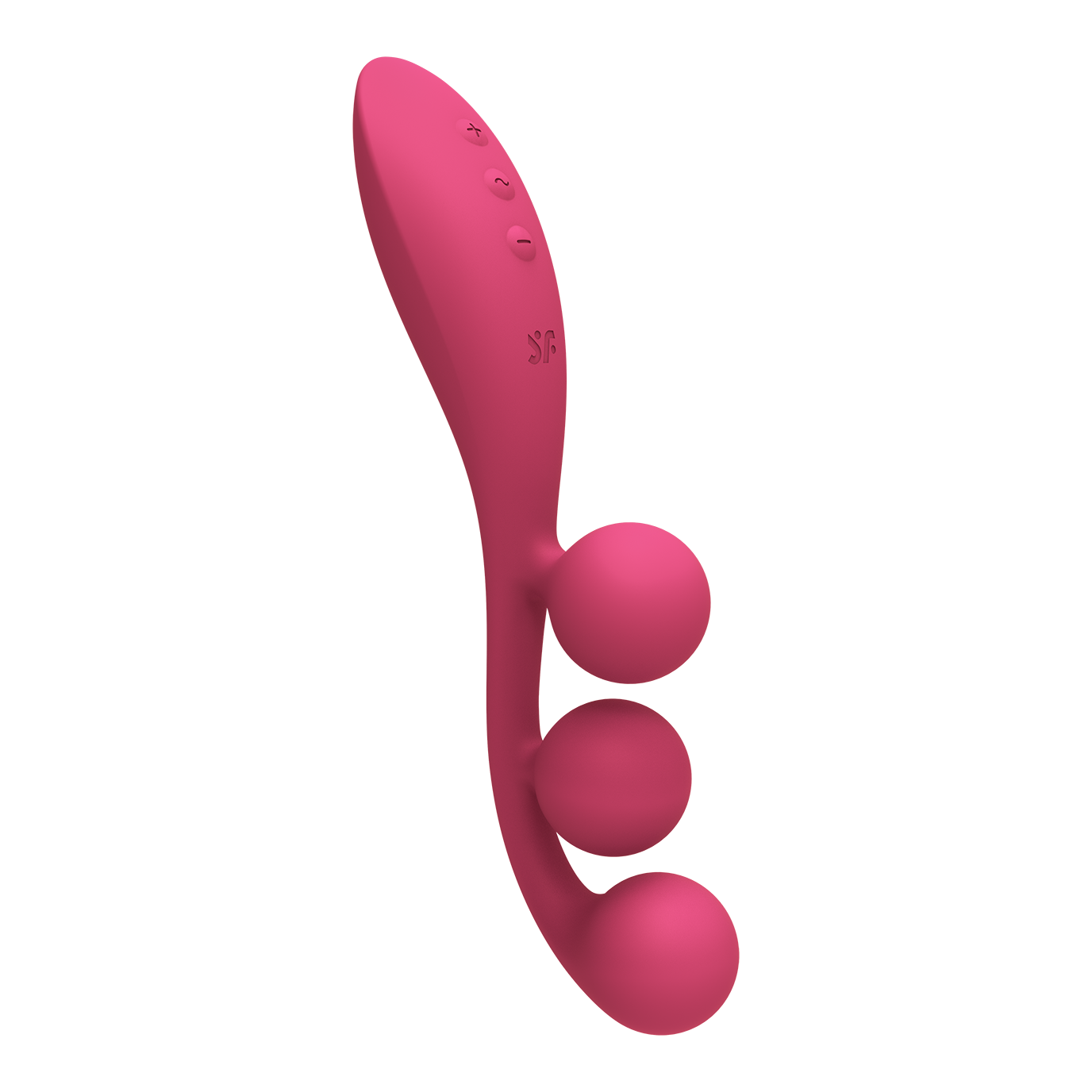 Satisfyer Tri Ball 1 Silicone Multi Vibrator Red