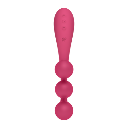 Satisfyer Tri Ball 1 Silicone Multi Vibrator Red