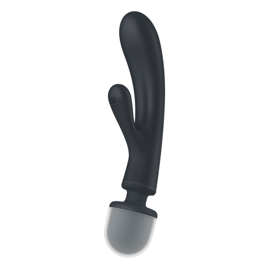 Satisfyer Triple Lover Hybrid Rabbit Vibrator Grey