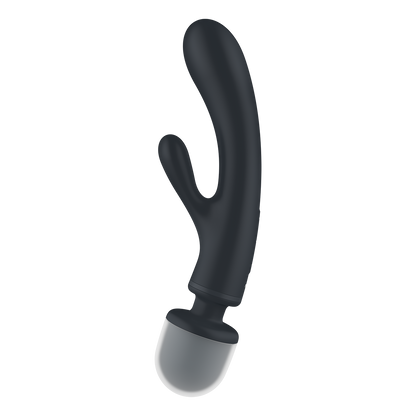 Satisfyer Triple Lover Hybrid Rabbit Vibrator Grey