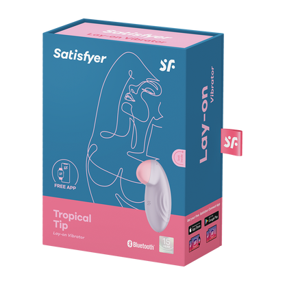 Satisfyer Tropical Tip App Enabled Lay-on Vibrator Lilac