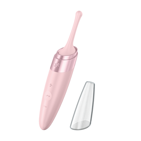 Satisfyer Twirling Delight Silicone Clitoral Vibrator Pink