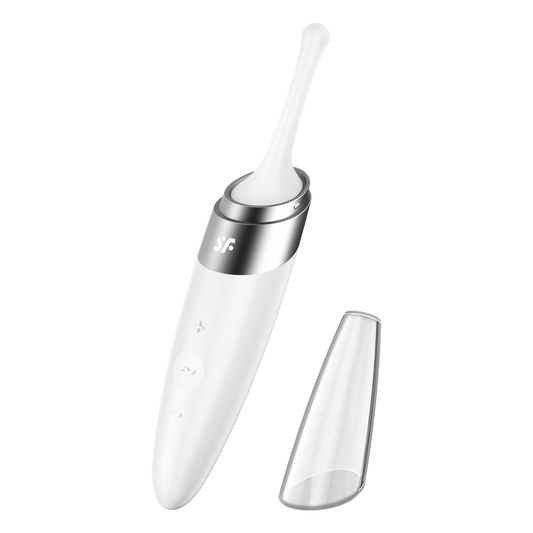 Satisfyer Twirling Delight Silicone Clitoral Vibrator White