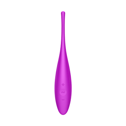 Satisfyer Twirling Joy Silicone App Enabled Clitoral Vibrator Fuchsia