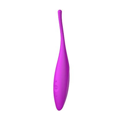 Satisfyer Twirling Joy Silicone App Enabled Clitoral Vibrator Fuchsia