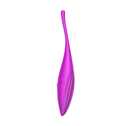 Satisfyer Twirling Joy Silicone App Enabled Clitoral Vibrator Fuchsia