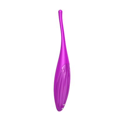 Satisfyer Twirling Joy Silicone App Enabled Clitoral Vibrator Fuchsia