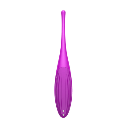 Satisfyer Twirling Joy Silicone App Enabled Clitoral Vibrator Fuchsia