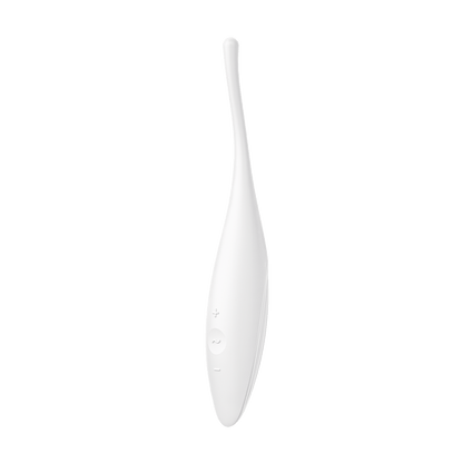 Satisfyer Twirling Joy Silicone App Enabled Clitoral Vibrator White