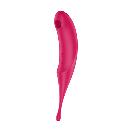 Satisfyer Twirling Pro Hybrid Air Pulse Vibrator Red