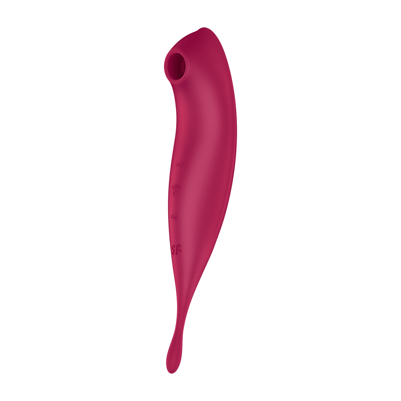 Satisfyer Twirling Pro+ App Enabled Hybrid Air Pulse Vibrator Red