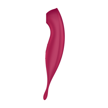 Satisfyer Twirling Pro+ App Enabled Hybrid Air Pulse Vibrator Red