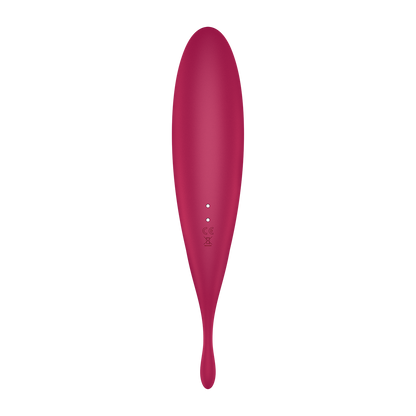 Satisfyer Twirling Pro+ App Enabled Hybrid Air Pulse Vibrator Red