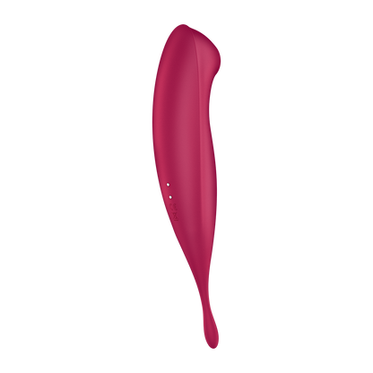 Satisfyer Twirling Pro+ App Enabled Hybrid Air Pulse Vibrator Red