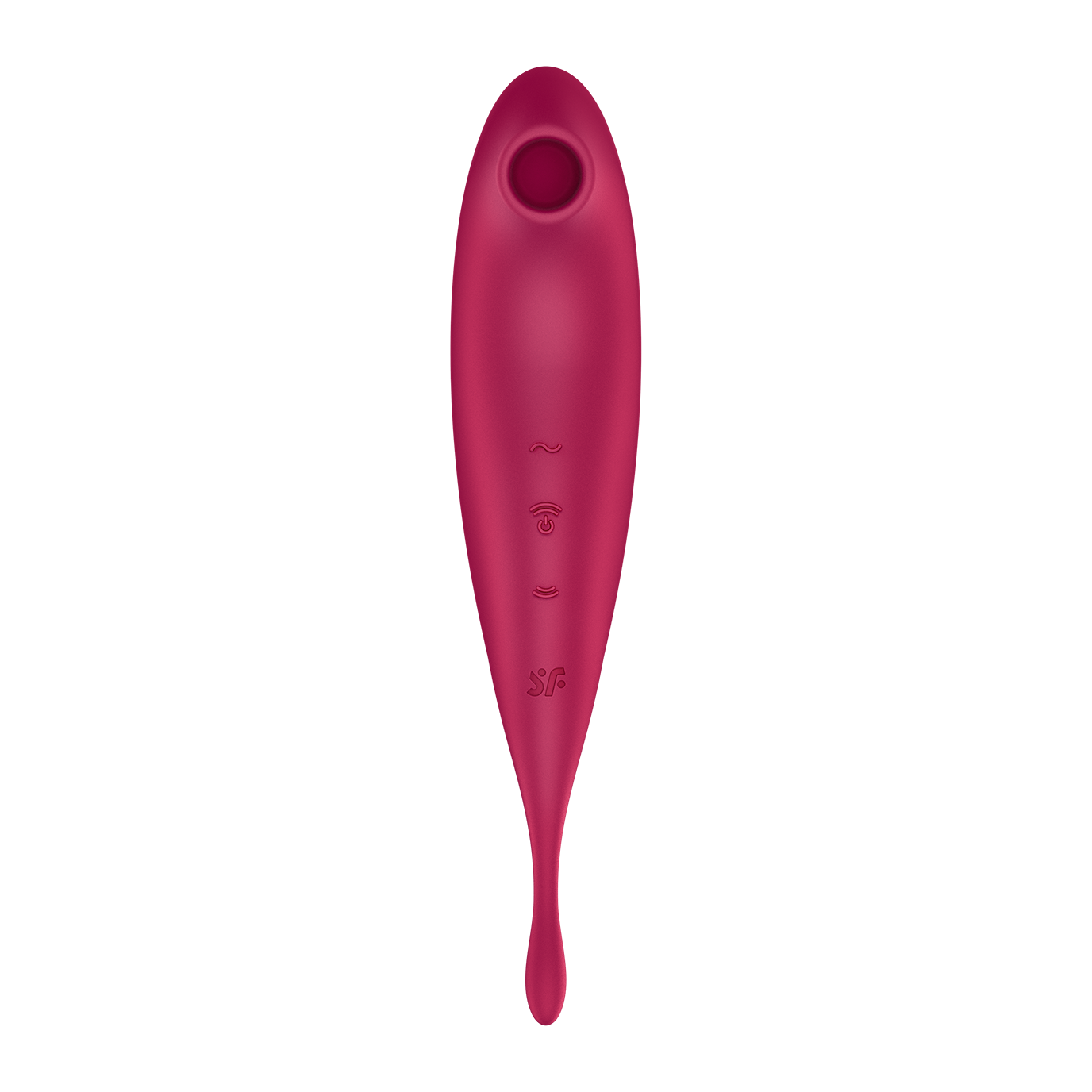 Satisfyer Twirling Pro+ App Enabled Hybrid Air Pulse Vibrator Red