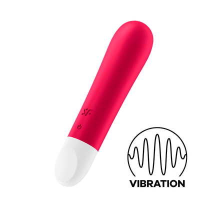 Satisfyer Ultra Power Bullet 1 Silicone Bullet Vibrator Red