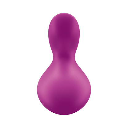 Satisfyer Viva la Vulva 3 Silicone Lay-on Vibrator Purple