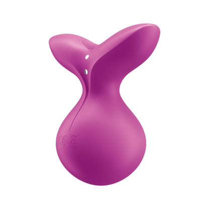Satisfyer Viva la Vulva 3 Silicone Lay-on Vibrator Purple