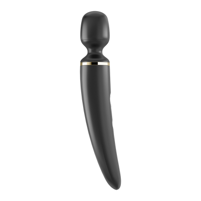 Satisfyer Wand-er Woman Silicone Wand Vibrator Black