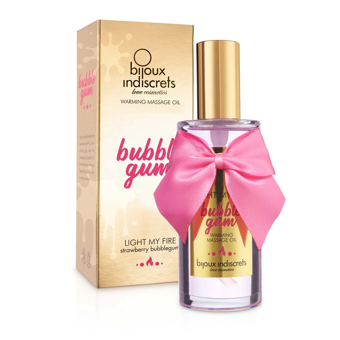 Bijoux Indiscrets Bubblegum Warming Massage Oil 100ml